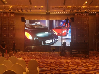 海洋之神HY590承建北京马哥孛罗酒店LED显示屏